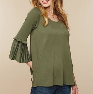 Motherhood Nursing Top Olive Green